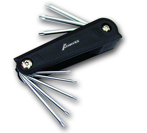8-PC Folding Torx Tamper Key Set 1