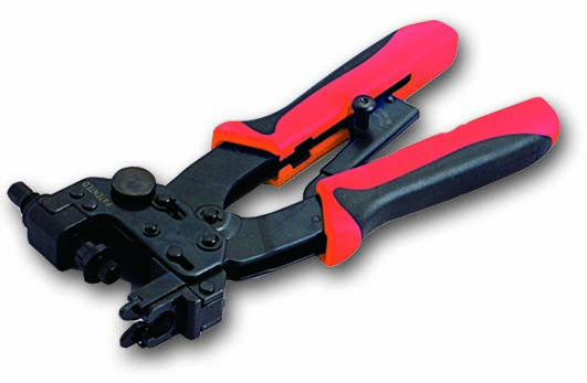 Professional Compression Crimping Tool, with adjustment for crimping different length of connectors 1